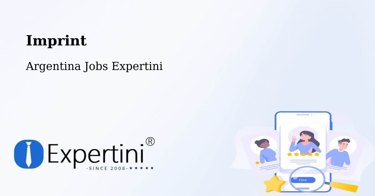Imprint – Departamento De Güer Aike - Argentina Jobs Expertini